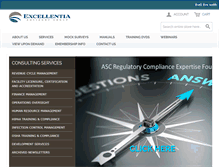 Tablet Screenshot of excellentiagroup.com